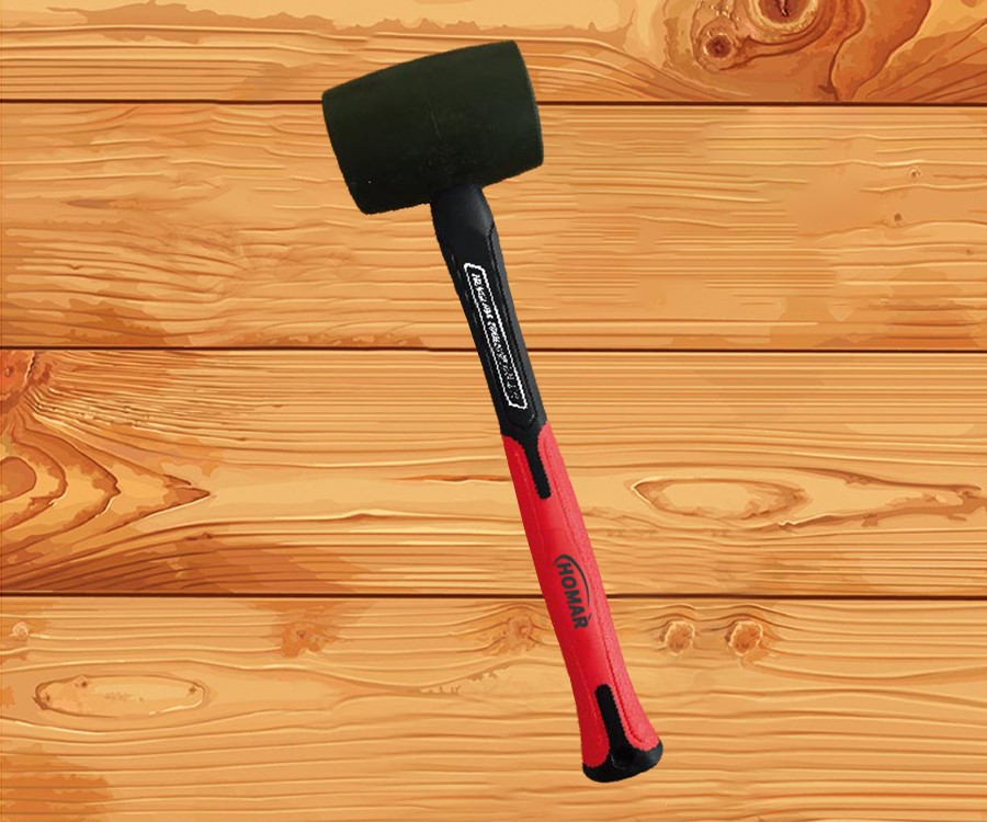 HM 021-50 BLACK RUBBER HAMMER